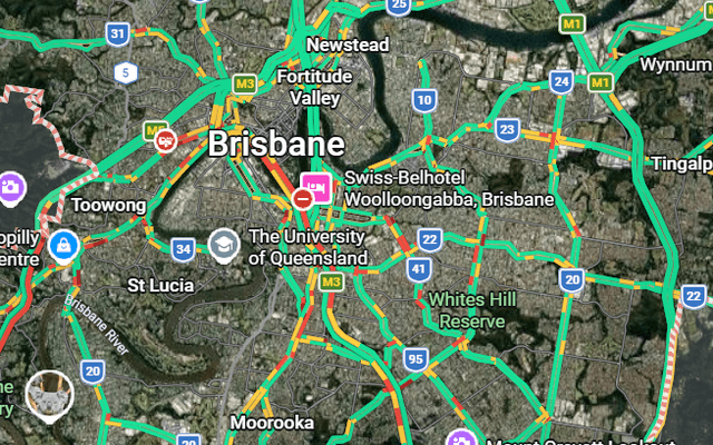 Map of Brisbane
