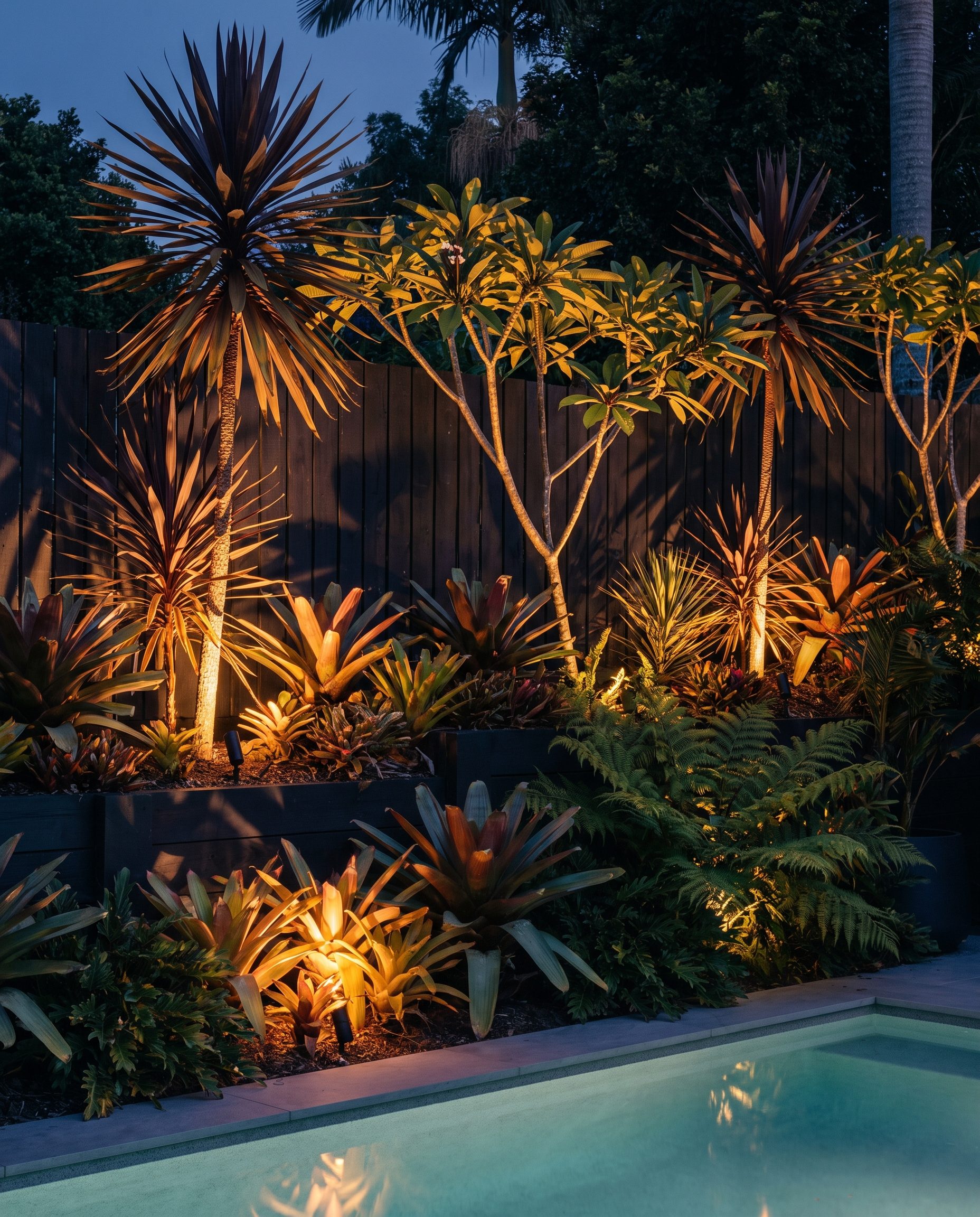 Planting & lighting