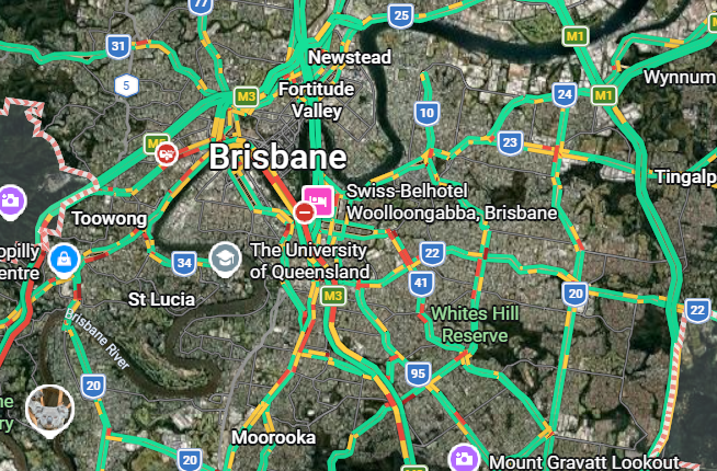 Map of Brisbane